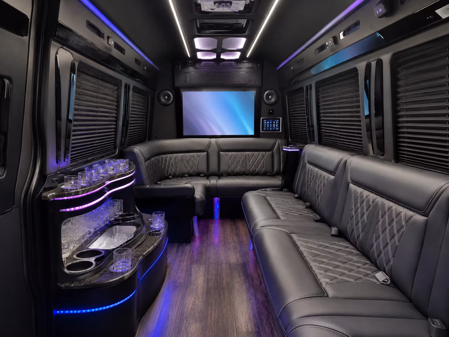 renton corporate event transportation onboard seating
