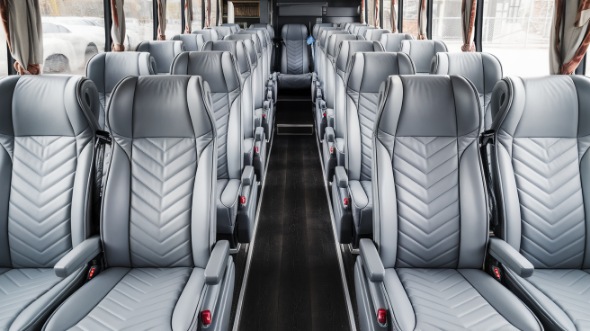 50 passenger charter bus interior sammamish