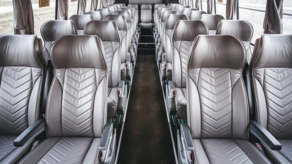 55 passenger charter bus interior sammamish