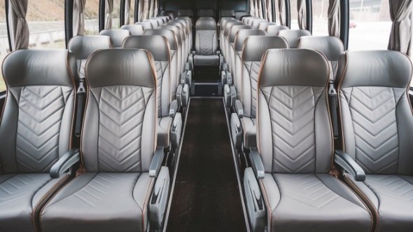 56 passenger charter bus interior sammamish