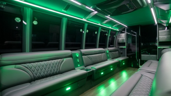 party bus rental interior sammamish