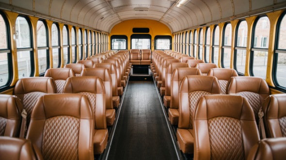 school bus rental interior sammamish