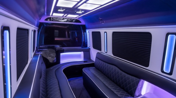 sprinter limo rental interior sammamish