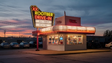 triple xxx rootbeer drive in